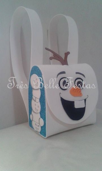 Lembrancinha Frozen Mochilinha Olaf