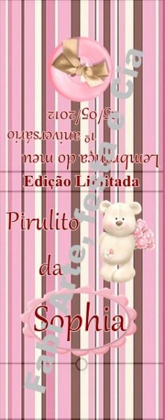 Rótulo para Pirulito